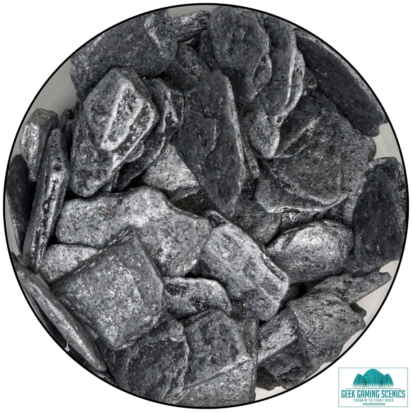 Slate Metallic 20-40 mm Anthracite - Geek Gaming Scenics