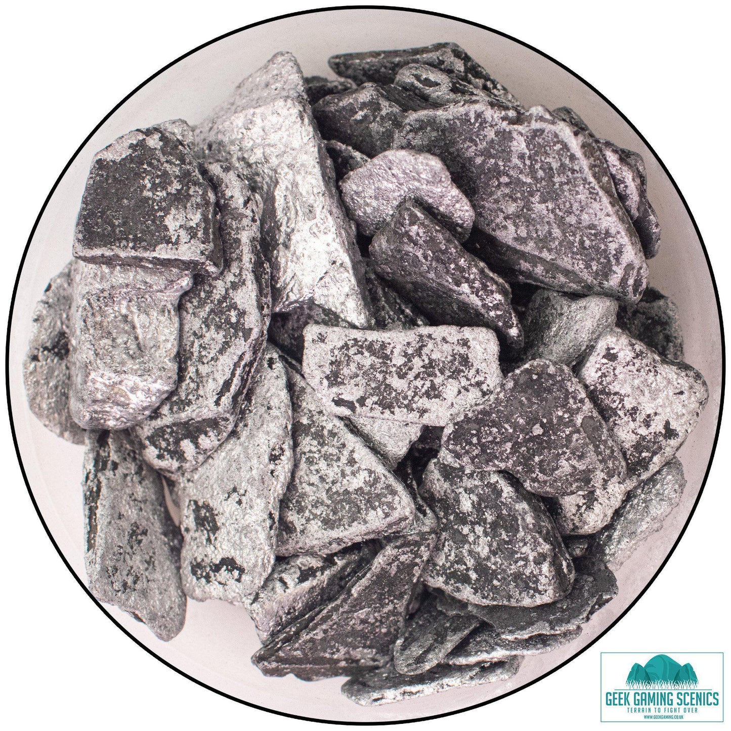 Slate Metallic 20-40 mm silver - Geek Gaming Scenics