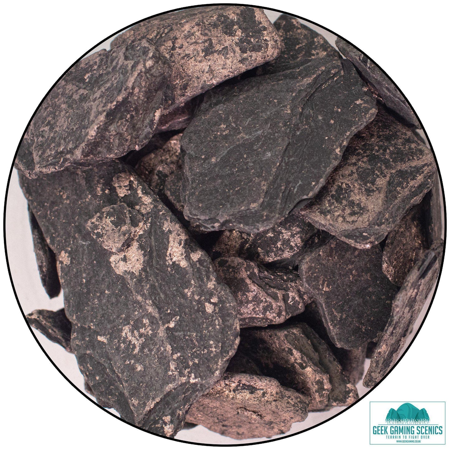 Slate Metallic 20-40 mm soft copper - Geek Gaming Scenics