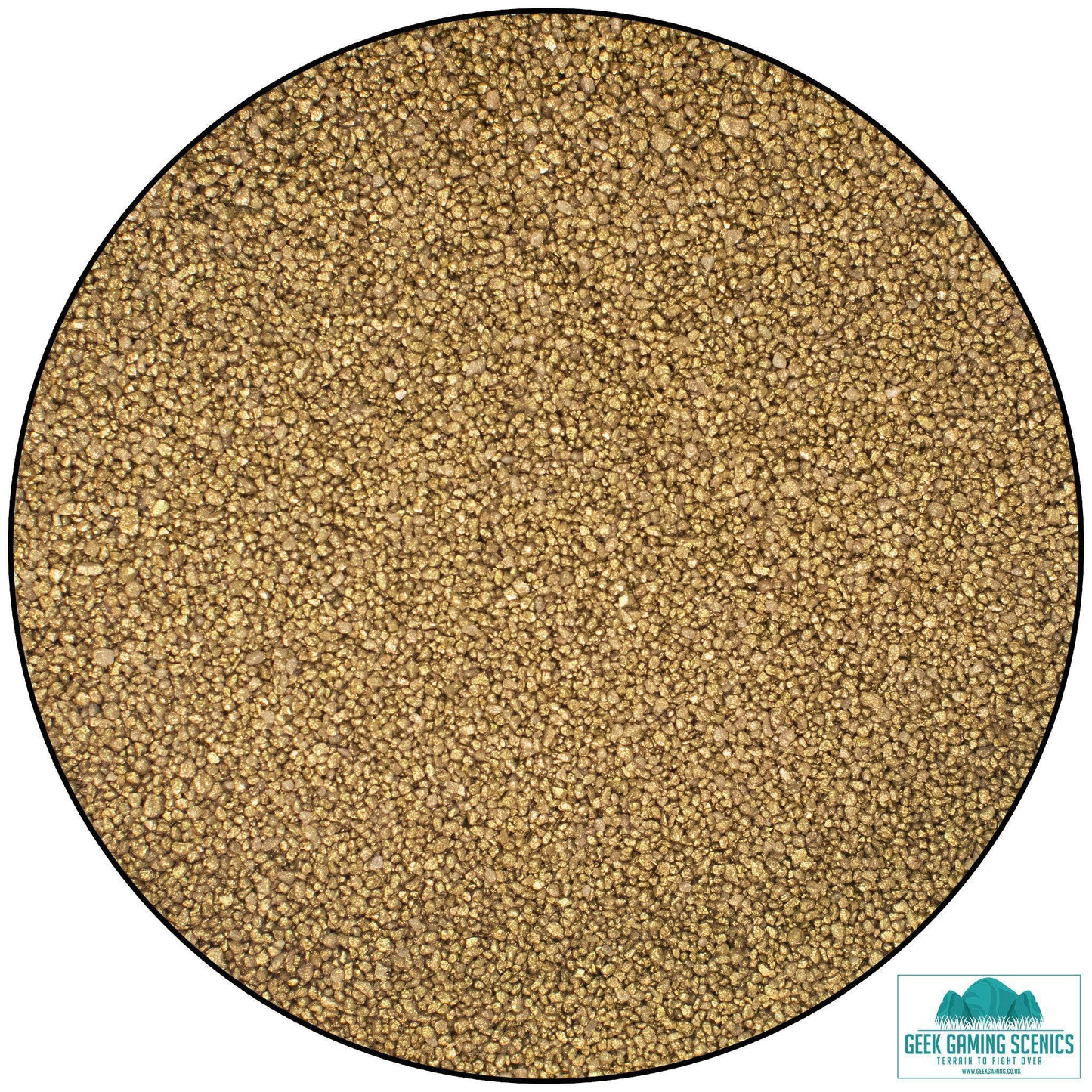 Modelling sand - Yellow Gold - Geek Gaming Scenics