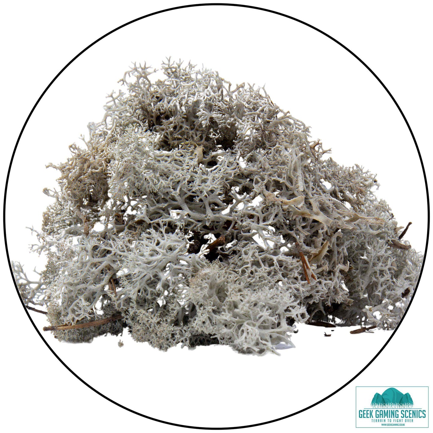 Lichen - Reindeer Moss (Icelandic Moss) Light Grey - Geek Gaming Scenics