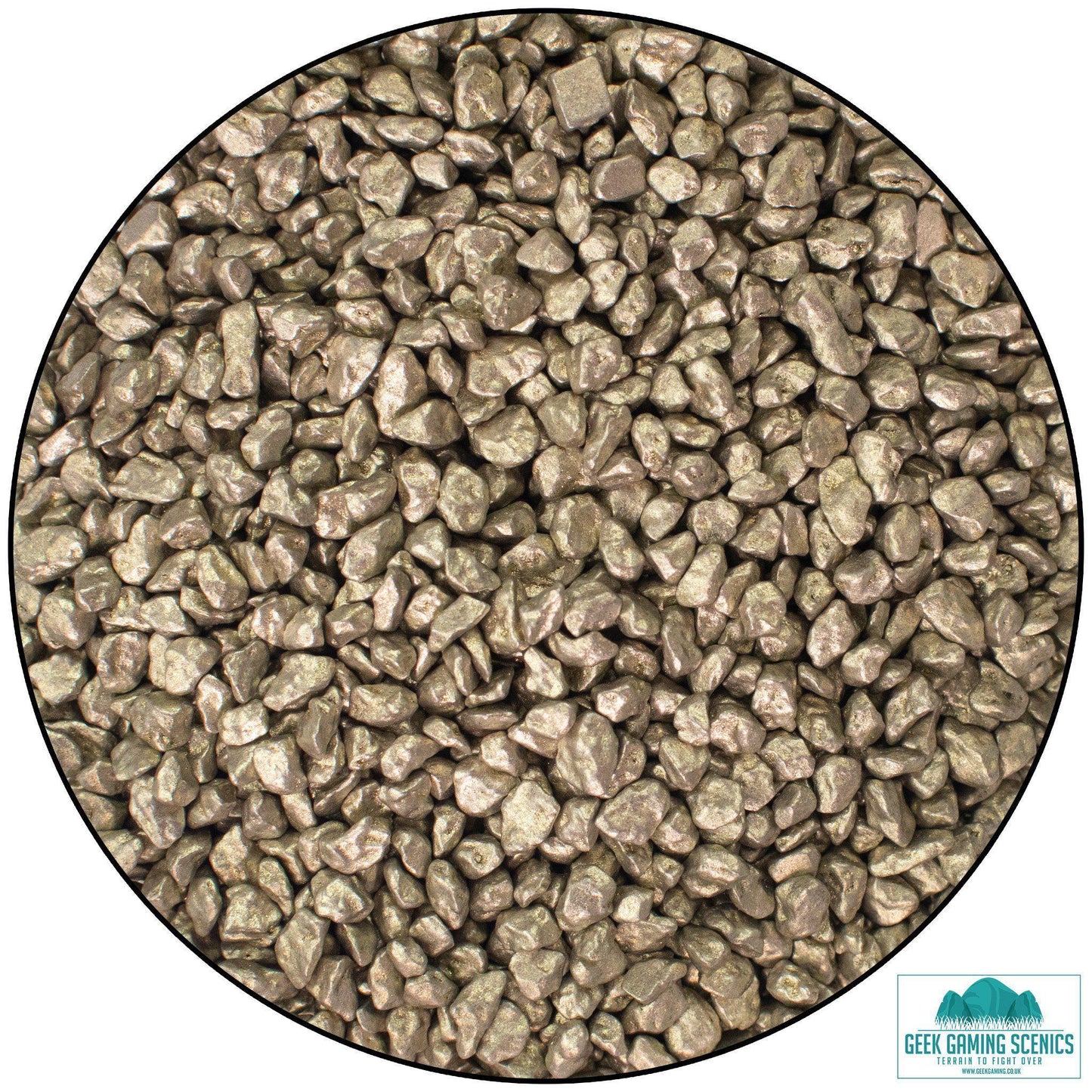 Small Stones - White Gold - Geek Gaming Scenics